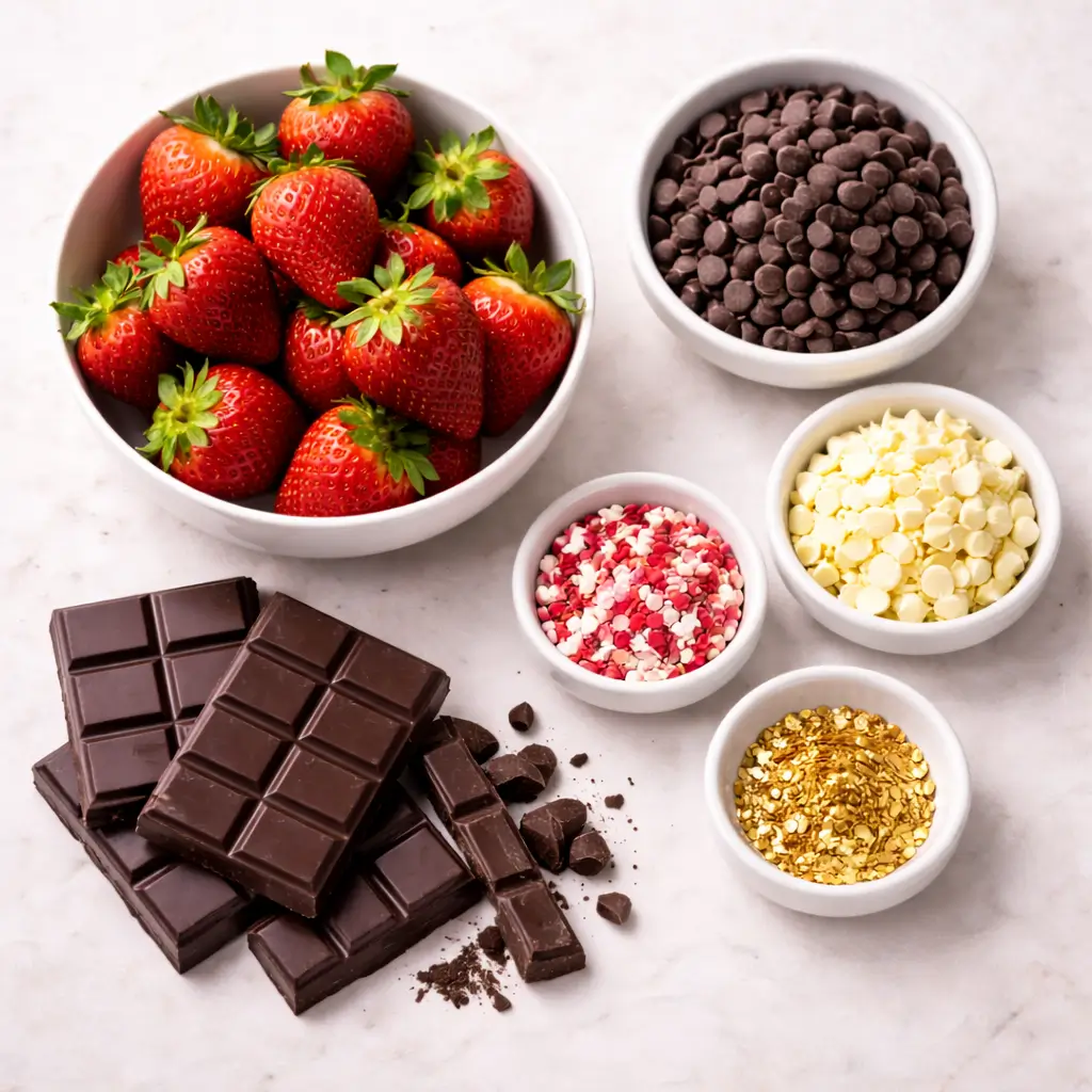 Chocolate-Covered-Strawberries-fast-ingredients